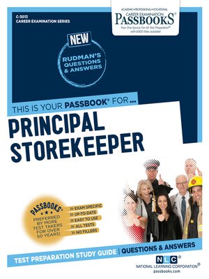 cover image of Principal Storekeeper